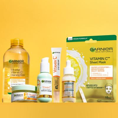 Garnier Skin Naturals Vitamin C Eye Cream Očný krém pre ženy 15 ml