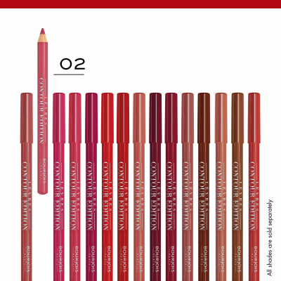 BOURJOIS Paris Contour Edition Ceruzka na pery pre ženy 1,14 g Odtieň 02 Coton Candy