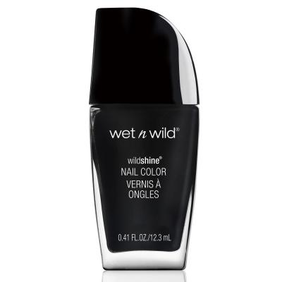 Wet n Wild Wildshine Lak na nechty pre ženy 12,3 ml Odtieň E485D Black Creme
