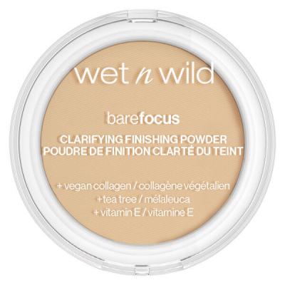 Wet n Wild Bare Focus Clarifying Finishing Powder Púder pre ženy 6 g Odtieň Light-Medium
