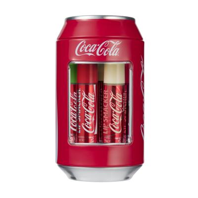Lip Smacker Coca-Cola Can Collection Darčeková kazeta balzam na pery 6 x 4 g + plechová krabička