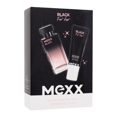 Mexx Black Darčeková kazeta toaletná voda 30 ml + sprchovací gél 50 ml