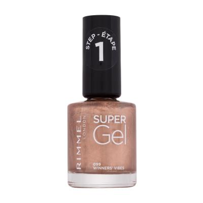 Rimmel London Super Gel STEP1 Lak na nechty pre ženy 12 ml Odtieň 099  Winners´ Vibes