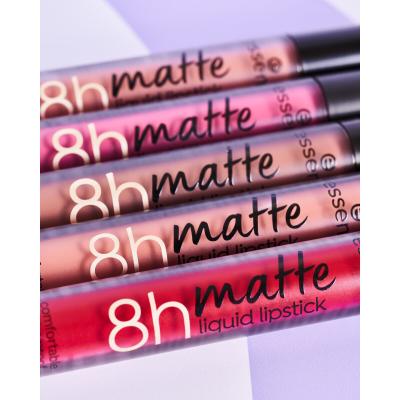 Essence 8h Matte Liquid Lipstick Rúž pre ženy 2,5 ml Odtieň 07 Classic Red