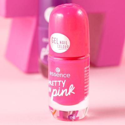 Essence Gel Nail Colour Lak na nechty pre ženy 8 ml Odtieň 57 Pretty In Pink