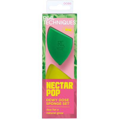 Real Techniques Nectar Pop Dewy Dose Sponge Set Aplikátor pre ženy 2 ks