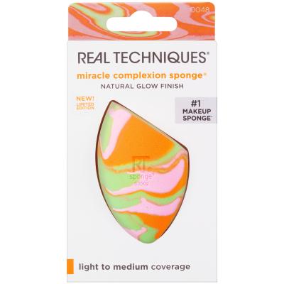 Real Techniques Miracle Complexion Sponge Orange Swirl Limited Edition Aplikátor pre ženy 1 ks