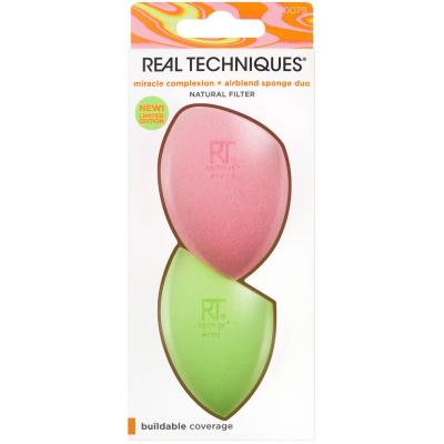 Real Techniques Miracle Complexion Sponge Duo Aplikátor pre ženy Set