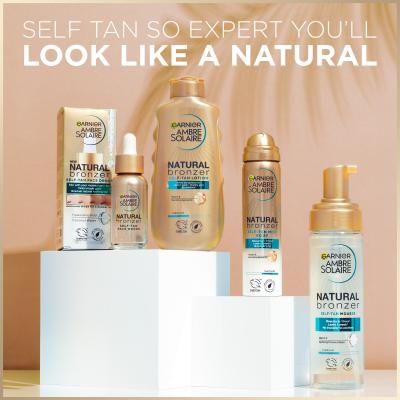 Garnier Ambre Solaire Natural Bronzer Self-Tan Face Drops Samoopaľovací prípravok 30 ml