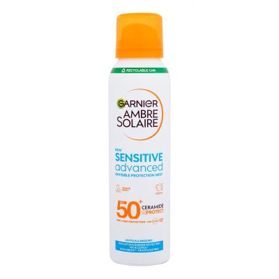 Garnier Ambre Solaire Sensitive Advanced Invisible Protection Mist SPF50+ Opaľovací prípravok na telo 150 ml