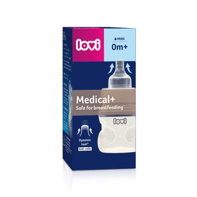 LOVI Medical+ Bottle 0m+ Mini Dojčenská fľaša pre deti 150 ml