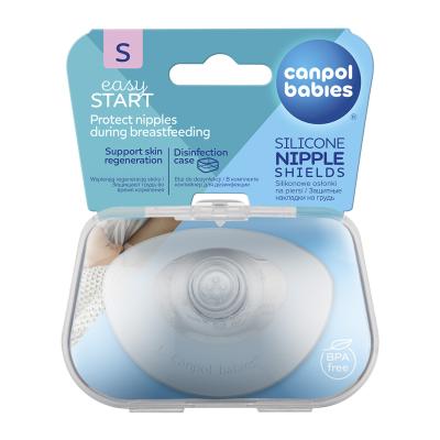 Canpol babies Easy Start Silicone Nipple Shields S Vložky do podprsenky pre ženy 2 ks