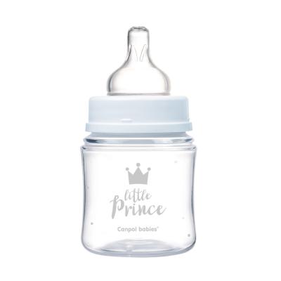 Canpol babies Royal Baby Easy Start Anti-Colic Bottle Little Prince 0m+ Dojčenská fľaša pre deti 120 ml
