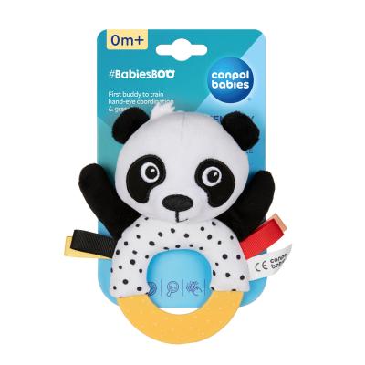 Canpol babies BabiesBoo Sensory Toy Teether And Rattle Hračka pre deti 1 ks