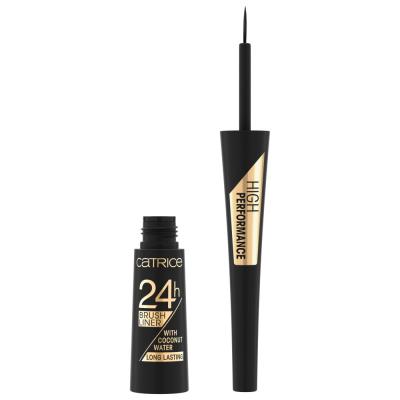 Catrice 24H Brush Liner Longlasting Očná linka pre ženy 3 ml Odtieň 010 Ultra Black