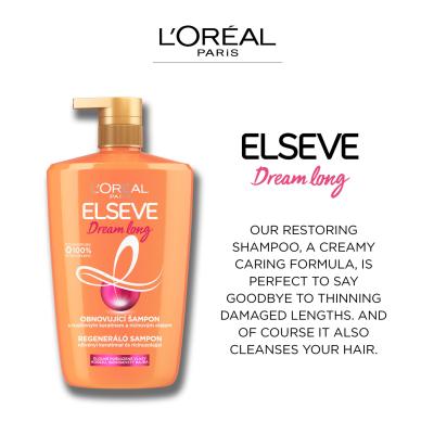 L&#039;Oréal Paris Elseve Dream Long Restoring Shampoo Šampón pre ženy 1000 ml
