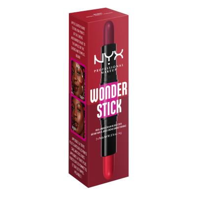 NYX Professional Makeup Wonder Stick Blush Lícenka pre ženy 8 g Odtieň 05 Bright Amber And Fuchsia