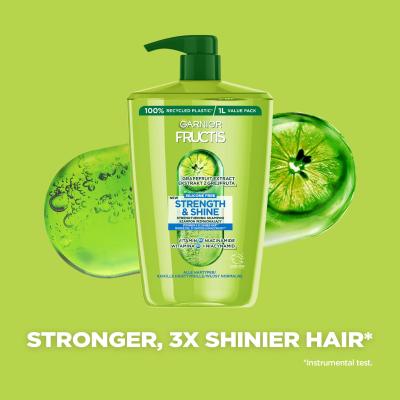 Garnier Fructis Strength &amp; Shine Fortifying Shampoo Šampón pre ženy 1000 ml