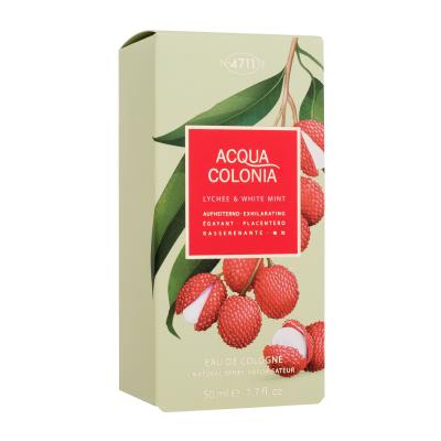 4711 Acqua Colonia Lychee &amp; White Mint Kolínska voda 50 ml