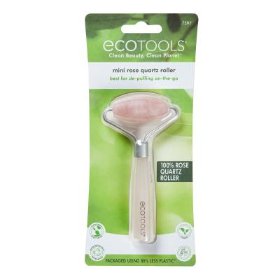 EcoTools Facial Roller Mini Rose Quartz Masážny valček a kameň pre ženy 1 ks