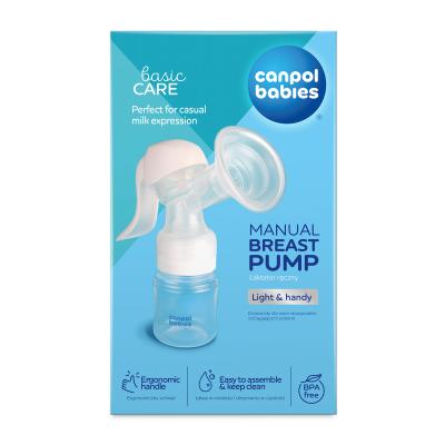 Canpol babies Basic Care Manual Breast Pump Odsávačka mlieka pre ženy 1 ks