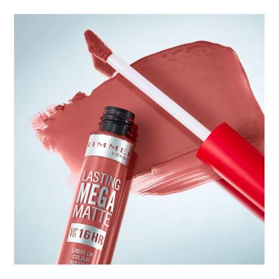 Rimmel London Lasting Mega Matte Liquid Lip Colour Rúž pre ženy 7,4 ml Odtieň Pink Blink