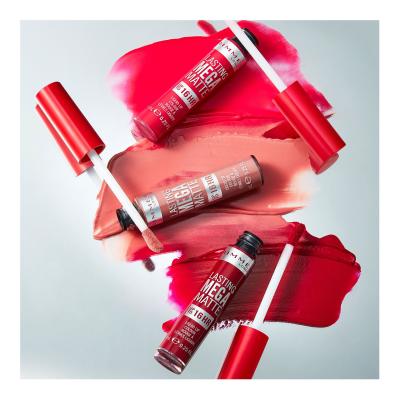 Rimmel London Lasting Mega Matte Liquid Lip Colour Rúž pre ženy 7,4 ml Odtieň Fire Starter