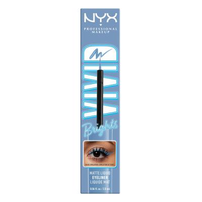 NYX Professional Makeup Vivid Brights Očná linka pre ženy 2 ml Odtieň 05 Cobalt Crush