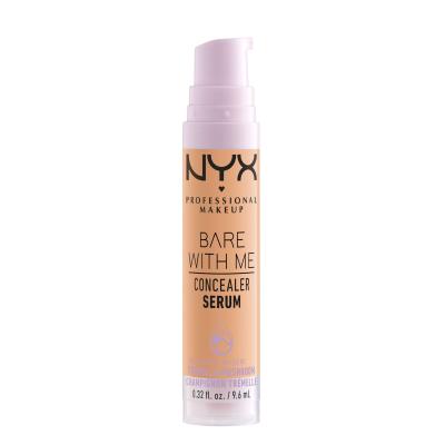 NYX Professional Makeup Bare With Me Serum Concealer Korektor pre ženy 9,6 ml Odtieň 5.5 Medium Golden