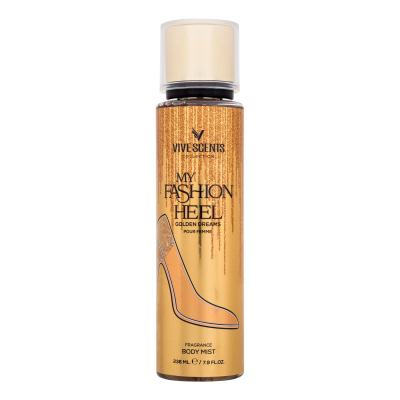 Vive Scents My Fashion Heel Golden Dreams Telový sprej pre ženy 236 ml