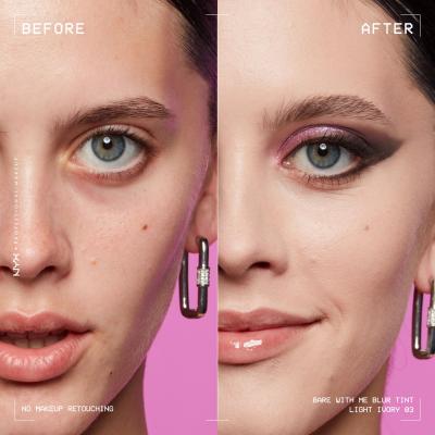 NYX Professional Makeup Bare With Me Blur Tint Foundation Make-up pre ženy 30 ml Odtieň 03 Light Ivory