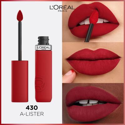 L&#039;Oréal Paris Infaillible Matte Resistance Lipstick Rúž pre ženy 5 ml Odtieň 430 A-lister