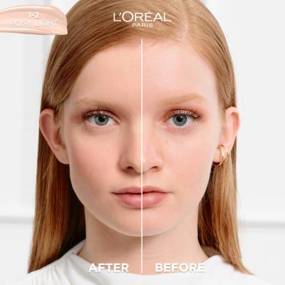 L&#039;Oréal Paris True Match Nude Plumping Tinted Serum Make-up pre ženy 30 ml Odtieň 1-2 Rosy Light