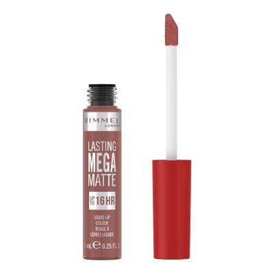 Rimmel London Lasting Mega Matte Liquid Lip Colour Rúž pre ženy 7,4 ml Odtieň Strapless
