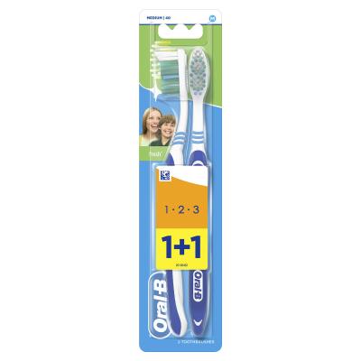 Oral-B 1-2-3 Fresh Medium Zubná kefka Set