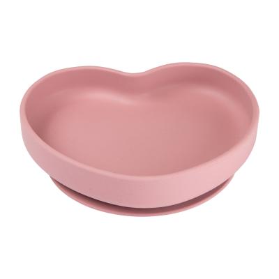 Canpol babies Silicone Suction Plate Heart Pink Riad pre deti 300 ml