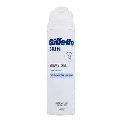 Gillette Skin Ultra Sensitive Shave Gel Gél na holenie pre mužov 200 ml
