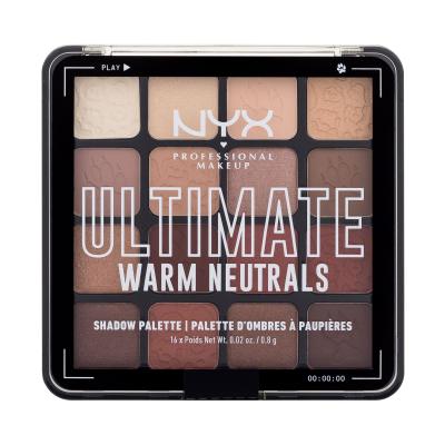 NYX Professional Makeup Ultimate Warm Neutrals Očný tieň pre ženy 12,8 g