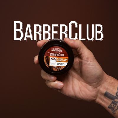 L&#039;Oréal Paris Men Expert Barber Club Slick Fixing Pomade Gél na vlasy pre mužov 75 ml