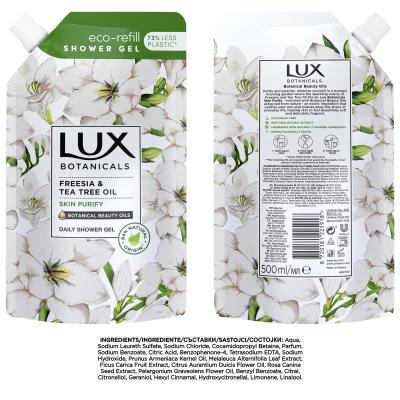 LUX Botanicals Freesia &amp; Tea Tree Oil Daily Shower Gel Sprchovací gél pre ženy Náplň 500 ml
