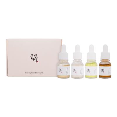 Beauty of Joseon Hanbang Serum Discovery Kit Darčeková kazeta pleťové sérum Revive Serum Ginseng + Snail Mucin 10 ml + pleťové sérum Glow Deep Serum Rice Alpha-Arbutin 10 ml + pleťové sérum Glow Serum Propolis + Niacinamide 10 ml + pleťové sérum Calming Serum Green Tea + Panthenol 10 ml