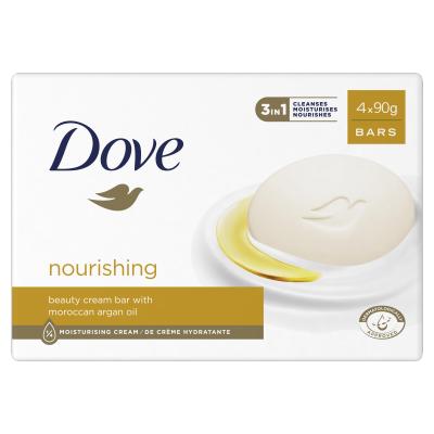 Dove Nourishing Beauty Cream Bar Tuhé mydlo pre ženy Set