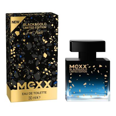 Mexx Black &amp; Gold Limited Edition Toaletná voda pre mužov 30 ml