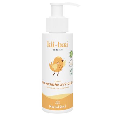 Kii-Baa Organic Baby Bio Apricot Oil Telový olej pre deti 100 ml