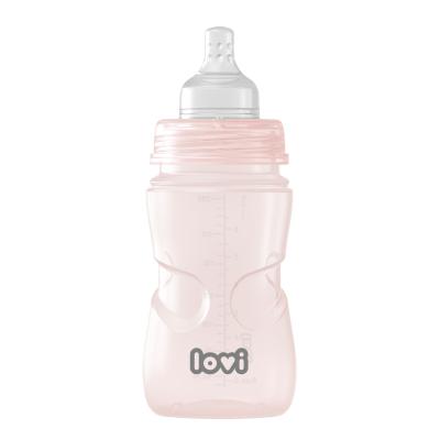 LOVI Trends Bottle 3m+ Pink Dojčenská fľaša pre deti 250 ml