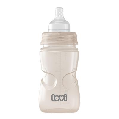 LOVI Trends Bottle 3m+ Beige Dojčenská fľaša pre deti 250 ml