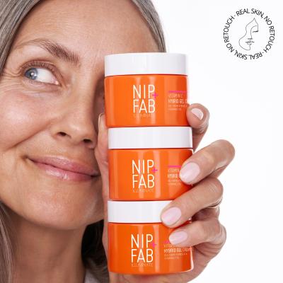 NIP+FAB Illuminate Vitamin C Fix Hybrid Gel Cream 5% Denný pleťový krém pre ženy 50 ml
