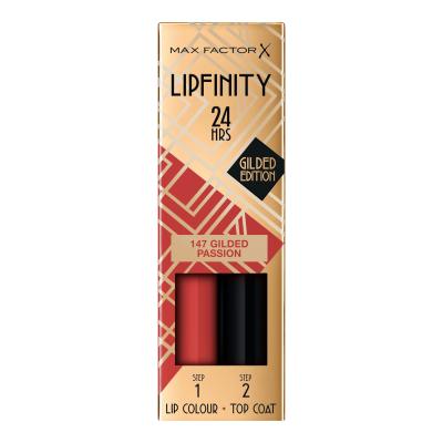Max Factor Lipfinity 24HRS Lip Colour Rúž pre ženy 4,2 g Odtieň 147 Gilded Passion