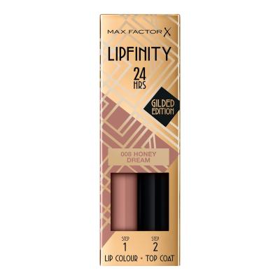 Max Factor Lipfinity 24HRS Lip Colour Rúž pre ženy 4,2 g Odtieň 008 Honey Dream