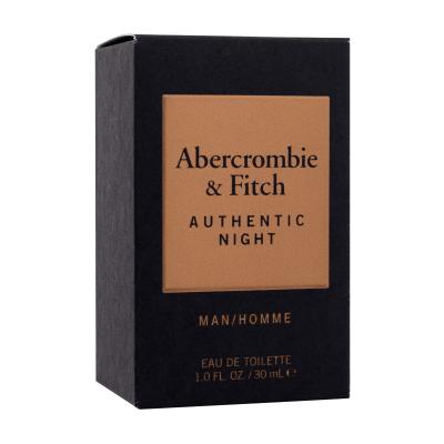 Abercrombie &amp; Fitch Authentic Night Toaletná voda pre mužov 30 ml